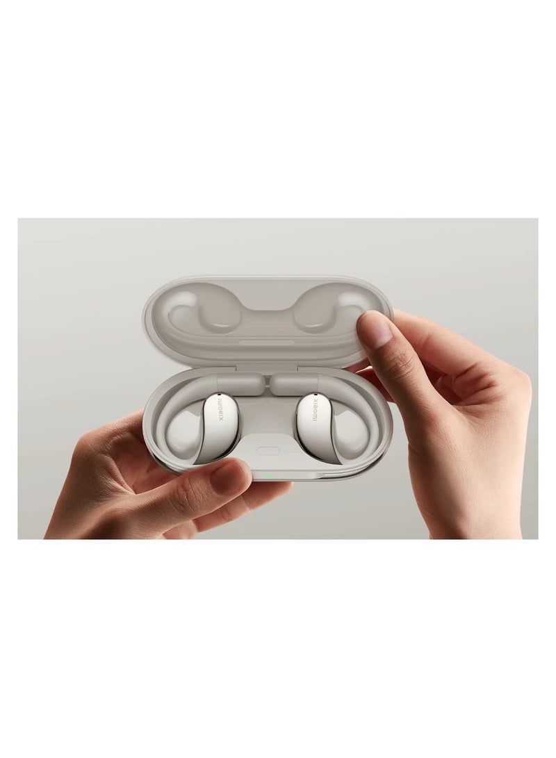 Xiaomi OpenWear Stereo | AI Noice Reduction With Dual Mic | IP54 Dust And Water Resistance | Hi-Res Audio | Sandstone Beige - Image 2