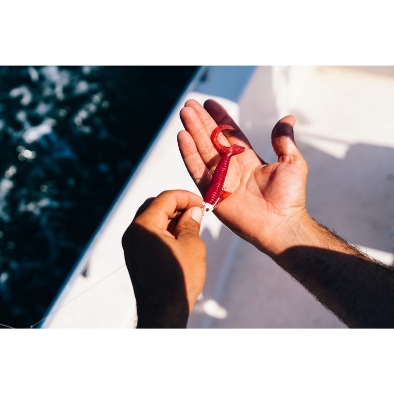 Berkley Gulp! Grub - GSG5-WH,White,5in - Image 3