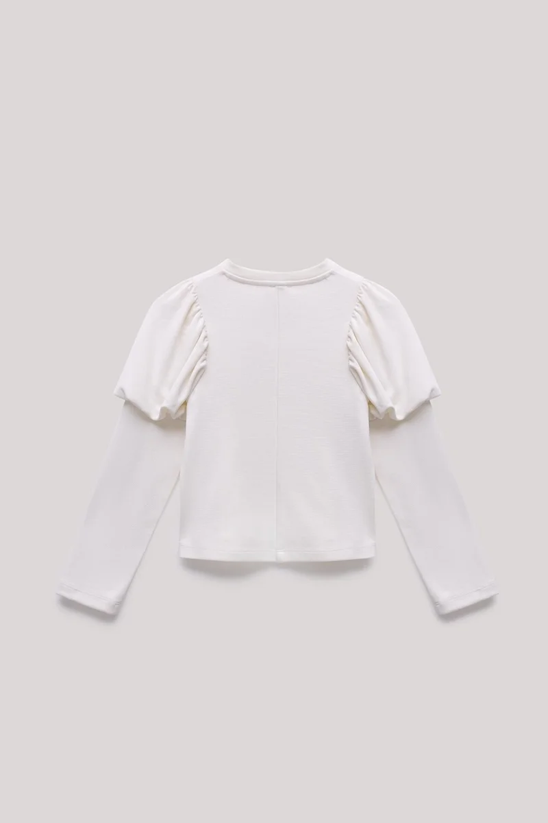 ليا لي Bg Store Girl Beige Blouse