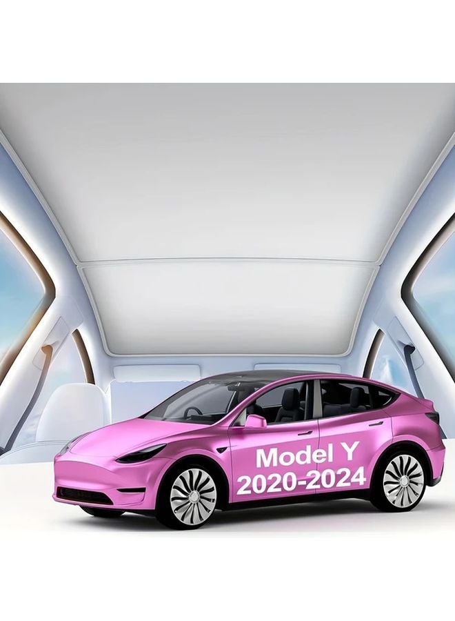 عازل حراري عالي الجودة لسيارة تيسلا موديل واي 2020-2024 ستايل رياضي - Image 2