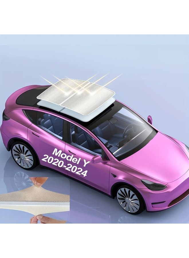 عازل حراري عالي الجودة لسيارة تيسلا موديل واي 2020-2024 ستايل رياضي - Image 5