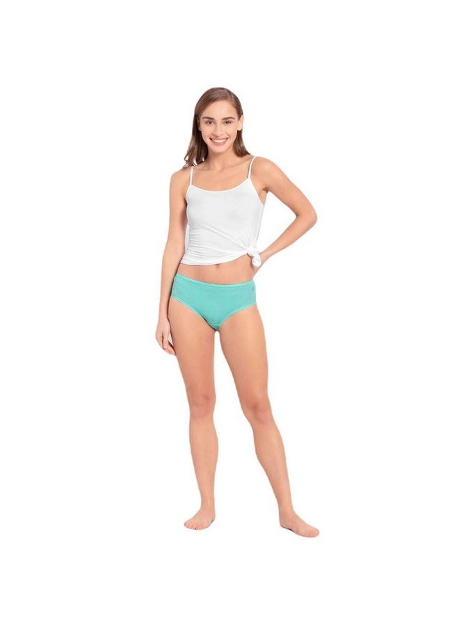 JOCKEY Jockey Women's Cotton Hipster (Pack of 2) (SW02_Solid Assorted_XX-Large_Multicolor_2XL)  - Image 2