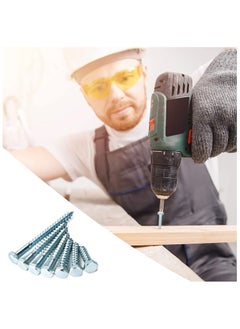 Duravel Duravel 10 Pcs Galvanized (G.I) Hex Head Coach Screws with Washer & Plug Wood Working for Holding Together Heavy Timber & Concrete Working 8mm,Length 4 Inch  - Image 5