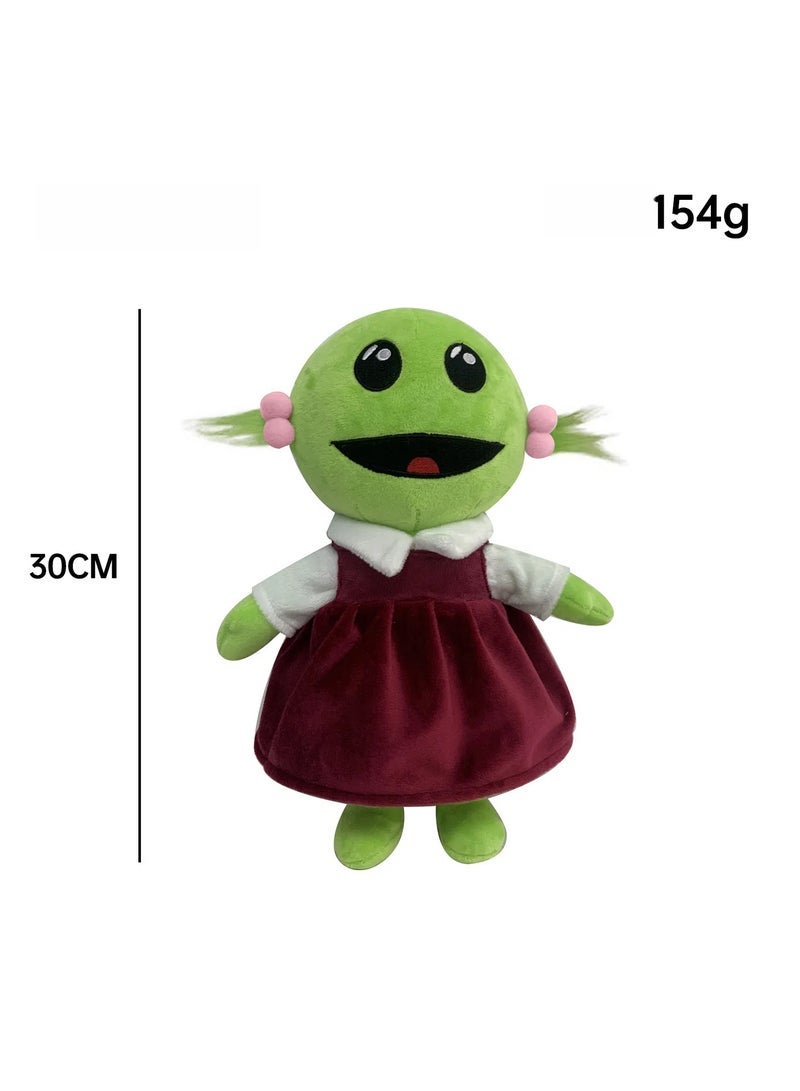 general Nanalan Mona Little Girl Plush Doll Green Alien Doll Ragdoll Toy Companion Accompany Sleep Sweetheart - Image 2