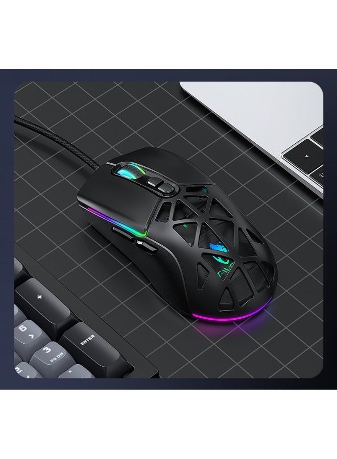 T-WOLF G520 Lightweight Hollow Gaming Mouse - Image 1