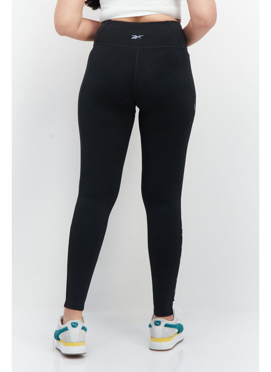 Reebok Women Sportswear Fit Running Leggings, Black  - Image 4