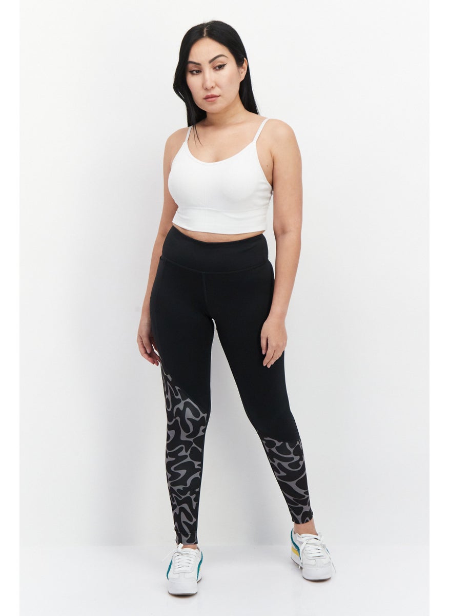 Reebok Women Sportswear Fit Running Leggings, Black  - Image 2
