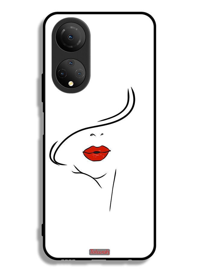 Tolwak Honor X7 Protective Case Cover Girl Face Art - Image 2