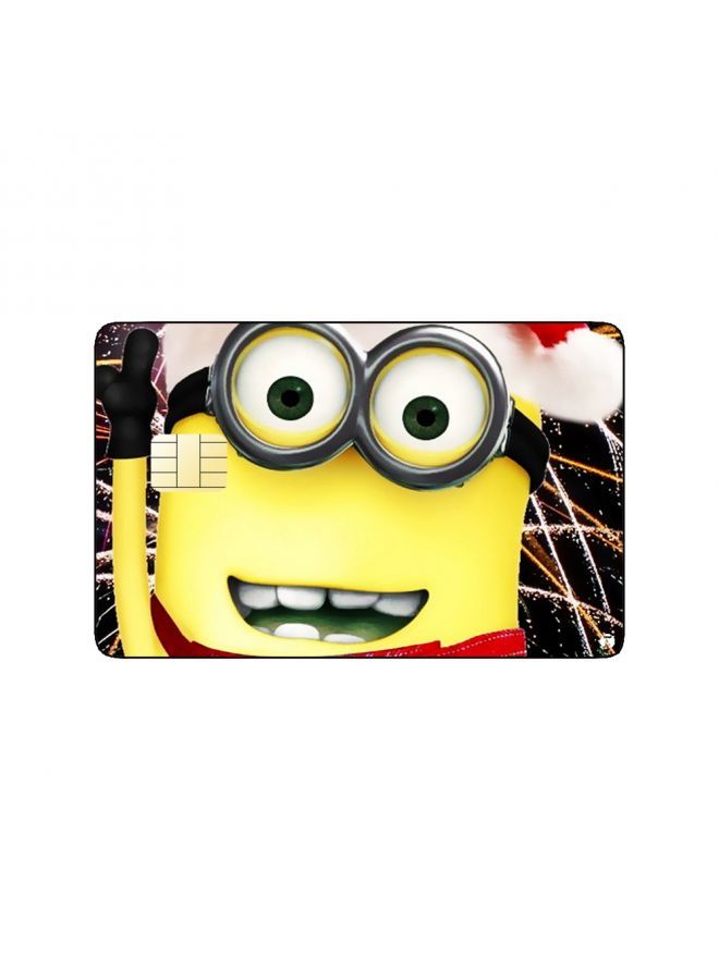 RKN PRINTED BANK CARD STICKER Animation Stuart From Minions By Illumination - Image 2