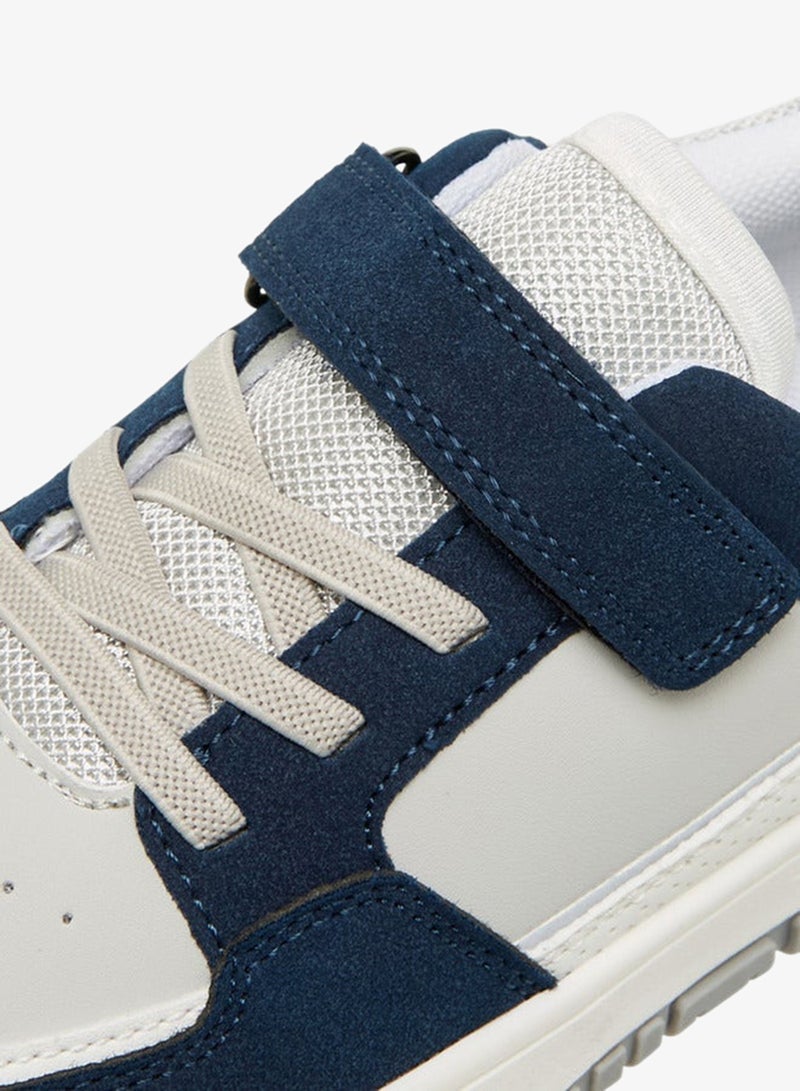 Mister Duchini Panelled Sneakers with Hook and Loop Closure - Image 4