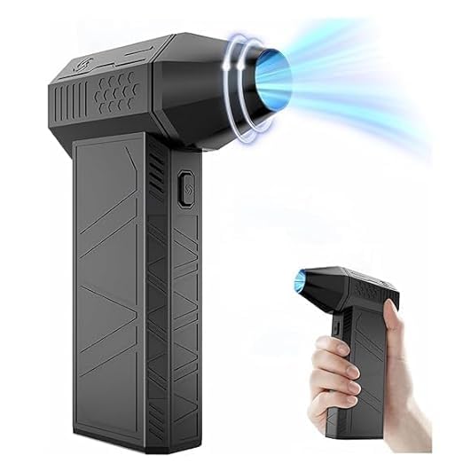 kesig Handheld Brushless Motor Jet Fan 130000RPM Turbo Fan High Power Dust Blower Keyboard Cleaning Tool with USB Charging Interface - Image 1