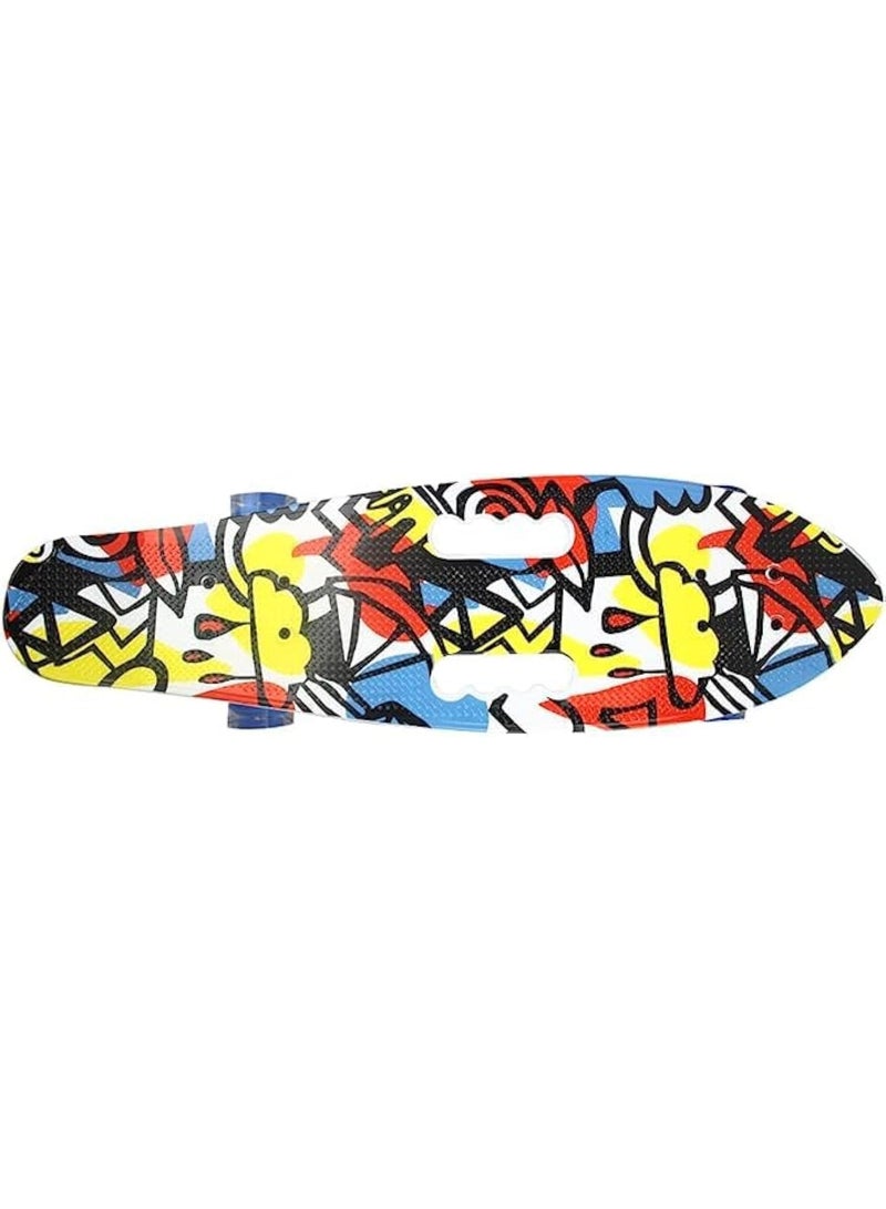 Skateboard Posters 67CM*20CM PLASTIC LIGHT WHEEL with two hand H1903 Assorted - Image 1