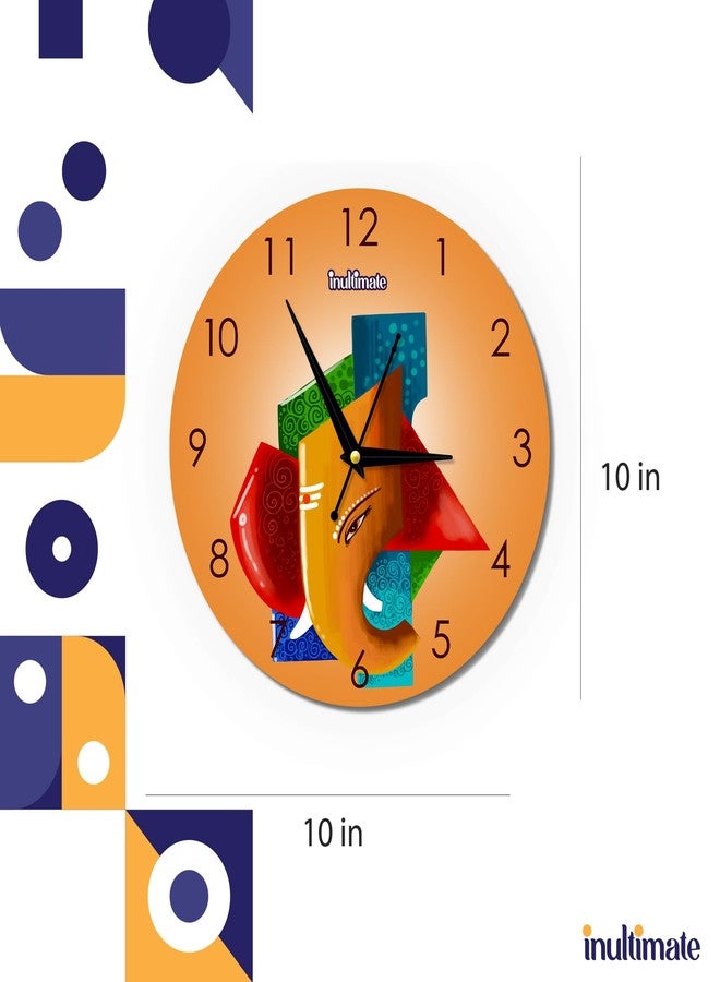 inultimate Ganesha Wall Clock, Analog Clock for Home, Living Room, Bedroom & Office (Saanjh Wall Clock) - Image 2