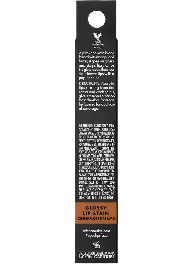 E.L.F. Glossy Lip Stain - Cinnamon Dreamz Brown