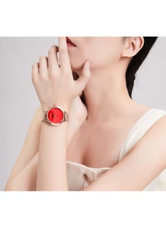NAVIFORCE Elegant Women's Quartz Watch Stylish Round Dial with Minimalist Design Stainless Steel Mesh Strap Fashionable Timepiece for Everyday Wear and Special Occasions  - Image 3
