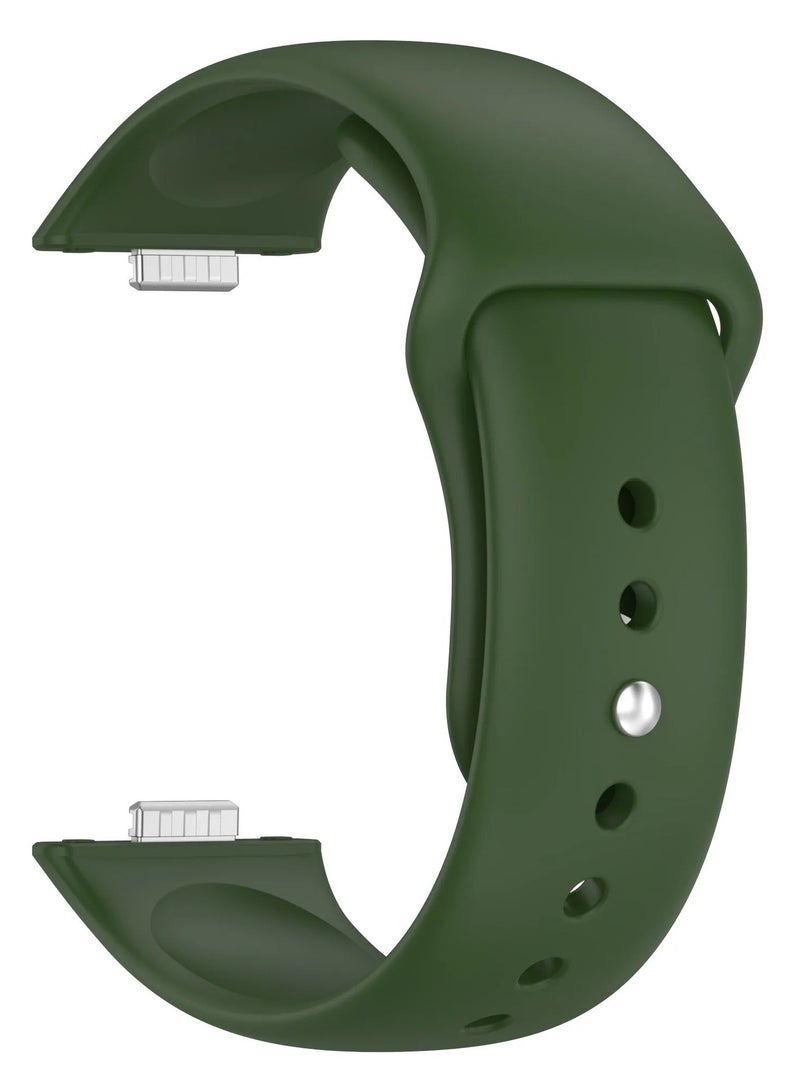 Silicone Strap For Huawei Watch Fit 3 /Fit 4 / Fit 4 Pro Sport band Smartwatch Accessories Replacement Correa Bracelet (Green) - Image 2