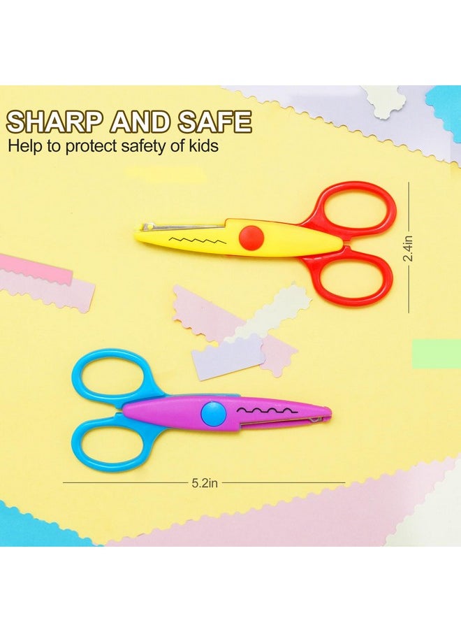 UCEC Craft Scissors Decorative Edge, Craft Scissors, Zig Zag Scissors, Decorative Scissors, Scrapbook Scissors, Pattern Scissors For Kids Adults, Fancy Scissors, Crazy Scissors For Crafting, 8 Pack  - Image 5