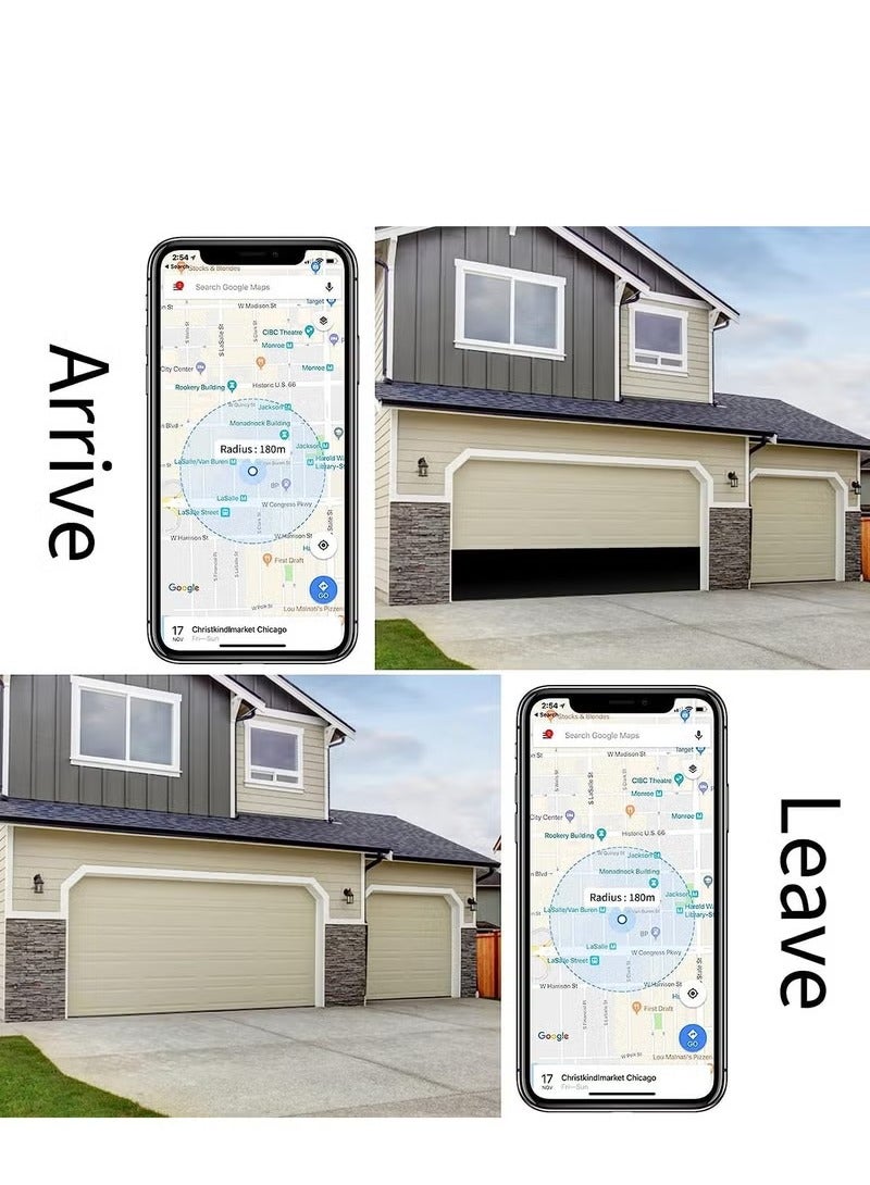 Smart WiFi Switch Garage Door Opener Controller Work, WIFI, with Alexa Echo Google Home Smart Life/Tuya APP Control No Hub Required, white  - Image 3