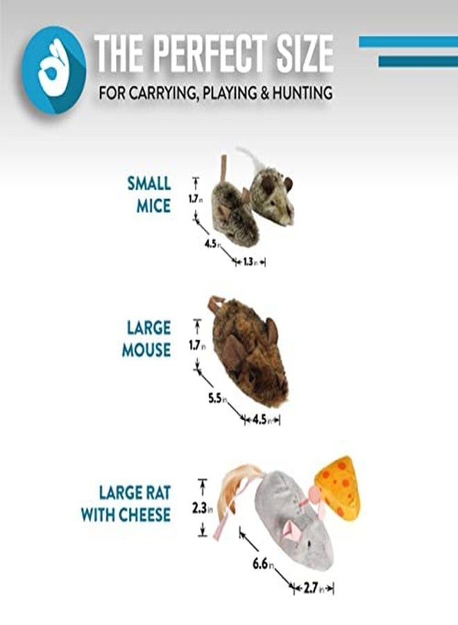 Our Pets OurPets Play-N-Squeak Mouse Hunter Cat Toys (Interactive Cat Toy & Catnip Toy with Real Mouse Electronic Sound) Perfect Toys for Indoor Cats with Catnip - Image 4