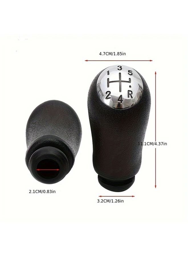 Renault Megan Manual Gear Shift Knob Ball Cover One Handed PU Leather Dust Protector - Image 5