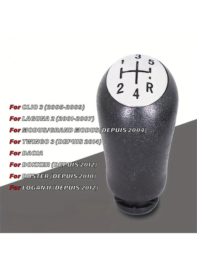 Renault Megan Manual Gear Shift Knob Ball Cover One Handed PU Leather Dust Protector - Image 1