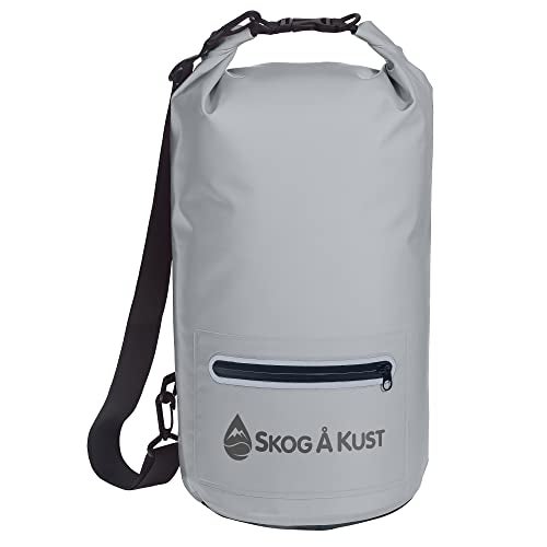 Skog Ã… Kust Skog Kust DrySak Roll Top Waterproof Bag for Travel Outdoors 20L Grey - Image 1