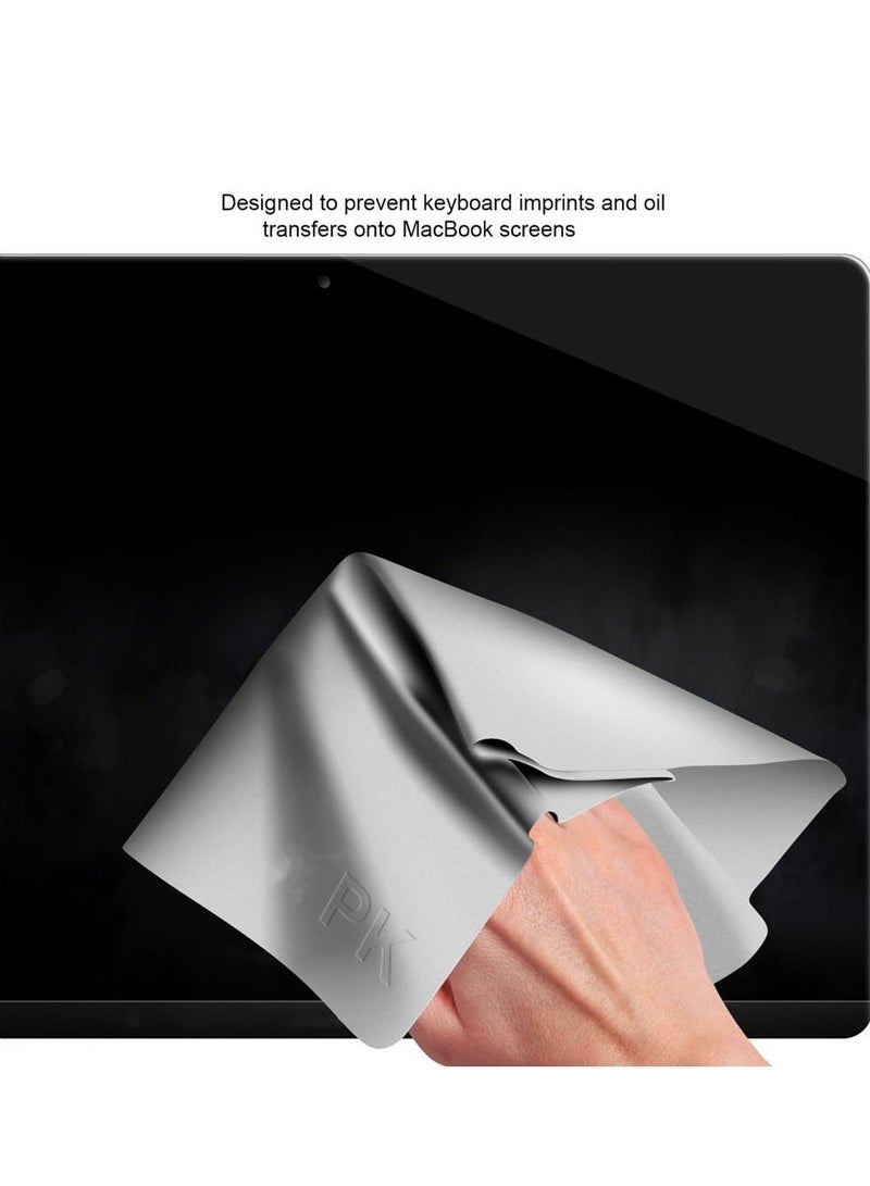 Screen Keyboard Imprint Protection Microfiber Liner and Cleaning Cloth 13" Compatible with MacBook Pro 13" MacBook Pro 14" and MacBook Air 13" - Image 3