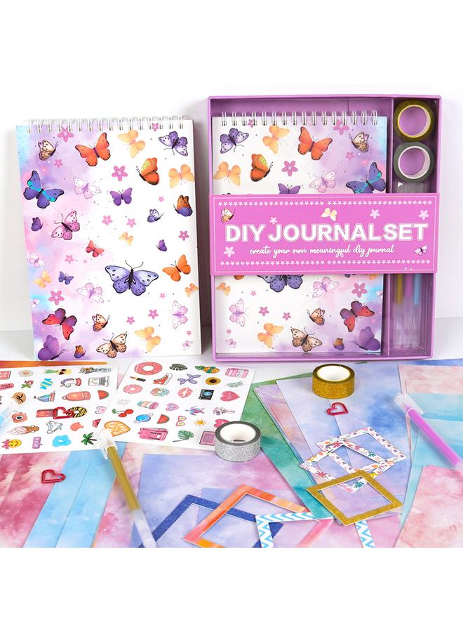 Bluejw DIY JOURNAL SET Diary Scrapbook Sticker Children's DIY Hand Ledger Gift Box Suit - Image 5
