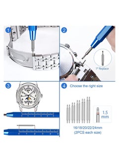 Y&D Watch Link Removal Kit Repair Tool Remover Strap Adjustment Ideal for Watchmaker  - Image 4
