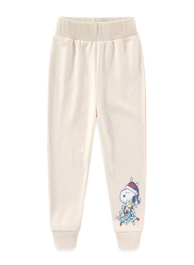 Peanuts Snoopy Baby Boys Christmas Sweatshirt and Pants Set for Infants - Image 3