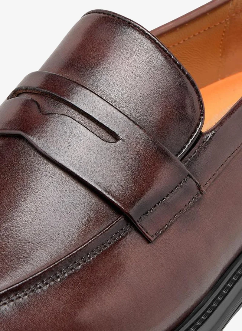 Le Confort Men Leather Slip-On Loafers