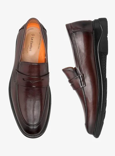 Le Confort Men Leather Slip-On Loafers