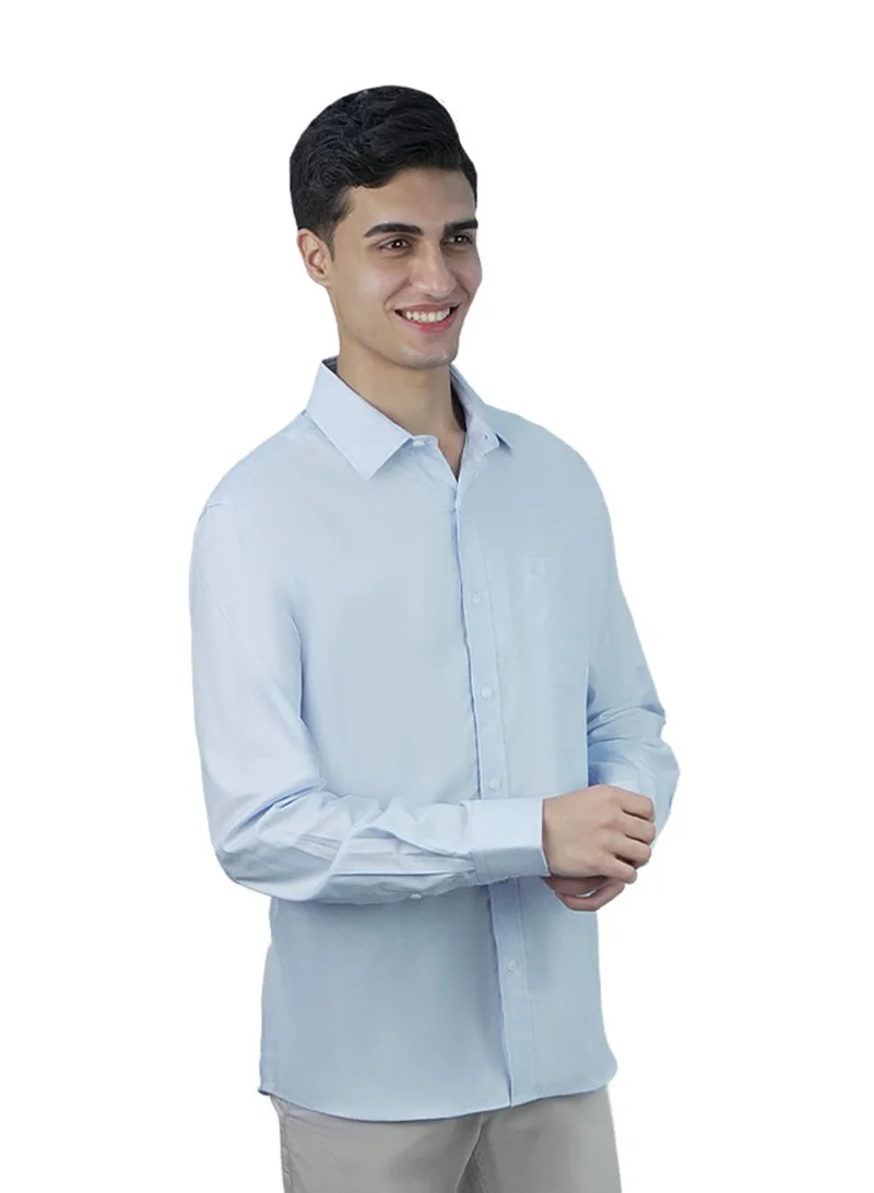 Men Slim Cotton Oxford Shirt