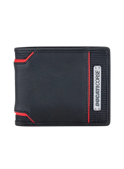دوكاتي كورس Elegante Men's Wallet Black/Red