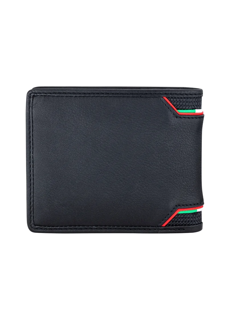 Ducati Corse Elegante Black Wallet for Men's