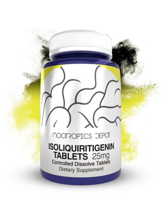 Isoliquiritigenin Controlled Dissolve Tablets | 60 Count | 25mg | Licorice Extract | Glycyrrhiza glabra | Mood, Relaxation, and Energy Support - pzsku/ZBCA88F983CFF16248CA4Z/45/1750345089/8ebdbbf2-3a72-4281-949e-bbe93a1170c4