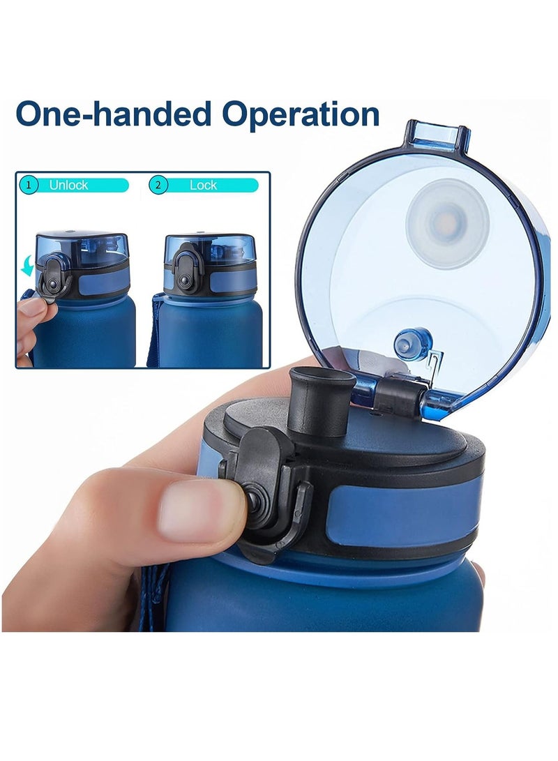 ليس إز مور زجاجة مياه رياضية تحفيزية 500 مللي مع قلم تحديد الوقت زجاجة شرب مانعة للتسرب لممارسة الرياضة في الصالة الرياضية وركوب الدراجات في الهواء الطلق والتنزه والتخييم والسفر - Image 5