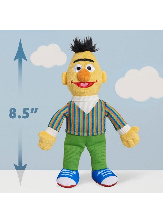 Just Play Sesame Street Friends Bert and Ernie 8-inch 2-Piece Sustainable Plush Stuffed Animals Set, Kids Toys for Ages 18 Month - Image 4
