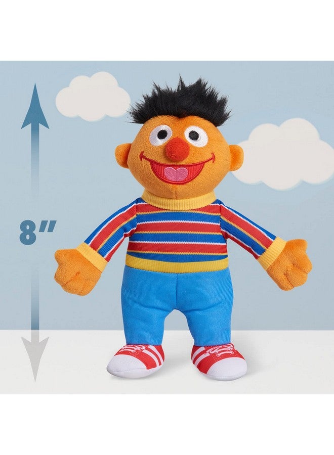 Just Play Sesame Street Friends Bert and Ernie 8-inch 2-Piece Sustainable Plush Stuffed Animals Set, Kids Toys for Ages 18 Month - Image 5