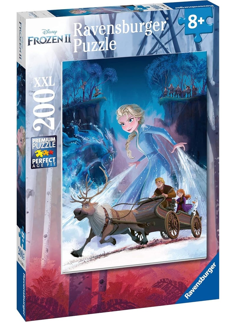 Ravensburger Disney Frozen 2 The Mysterious Forest 200 Piece XXL Jigsaw Puzzle – Extra Large Pieces Kids Puzzle, Softclick Precision Fit, Frozen Artwork, Fun Learning Activity for Children Ages 8+ | 12865-5 - Image 3