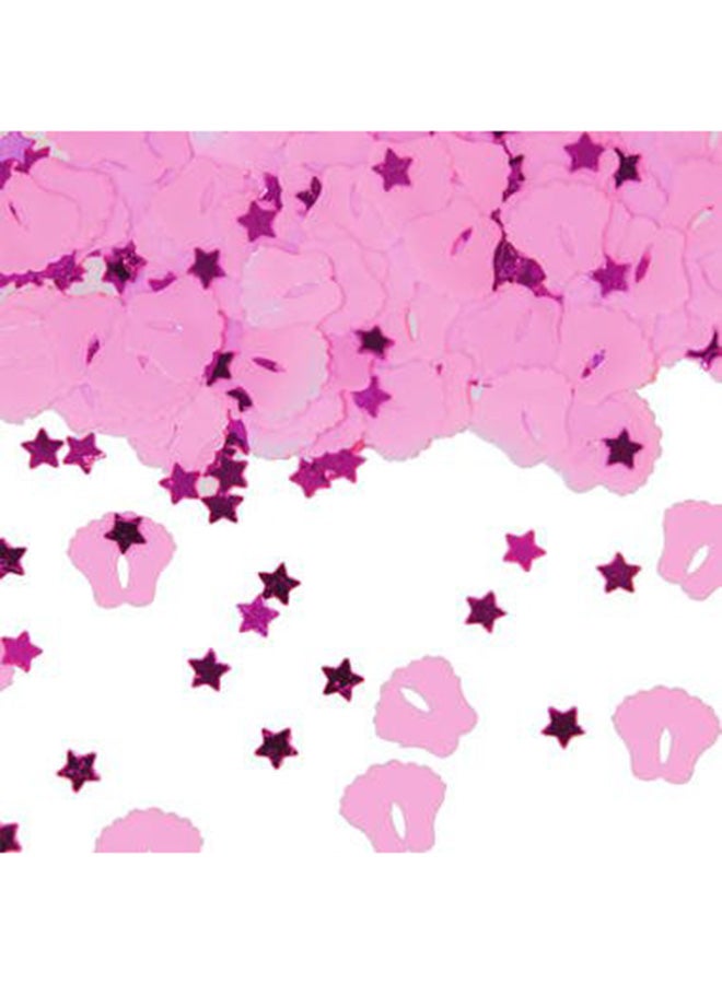 Folat زينة طاولة كونفيتي أرجل وردية 14غ