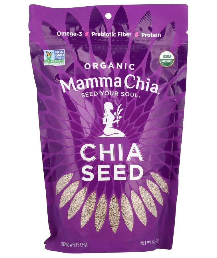 بذور الشيا البيضاء العضوية 12 أونصة (340 جرام)