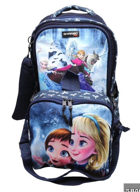 School backpack with lunch bag Size 17 model 26 Frozen