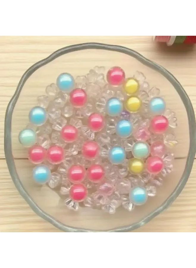 10pcs Candy Shaped Acrylic Beads Glossy Spherical Pastel And Vibrant Colors Smooth Edges For DIY Jewelry Making Handmade Bracelets Necklaces Earrings Keychains Durable Lightweight Craft Beads - Image 4