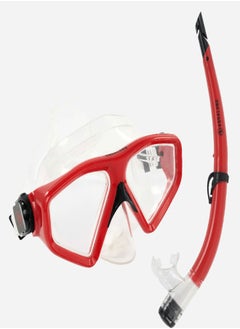 AQUA LUNG Saturn Mask And Snorkel Combo - Red 