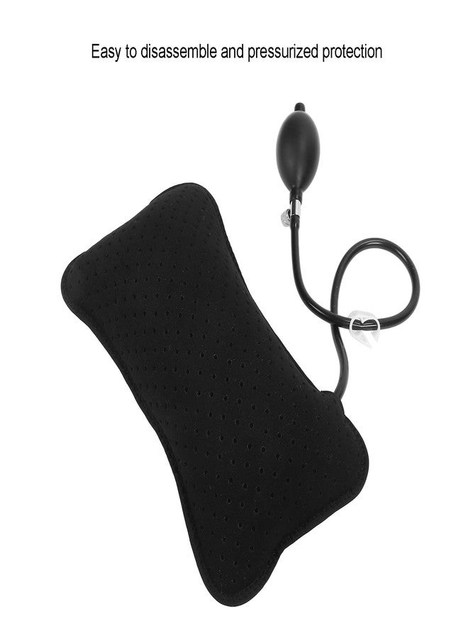 Semme Inflatable Lumbar Support For Car,Inflatable Lumbar Pillow,Inflatable Travel Lumbar Pillow, Portable Lower Back Support Pillow for Airplane Flight Travel Essentials for Car Office Chair Recliner - Image 2