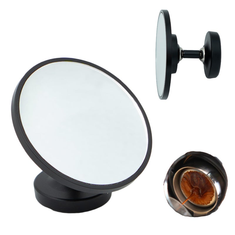 MiiCoffee Espresso Shot Mirror for Bottomless Portafilter Black