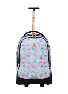 Wires 3 Piece Kids School Trolley Bag laptop compartment Big Wheels With Lunch bag & Pencil Case  - Image 2