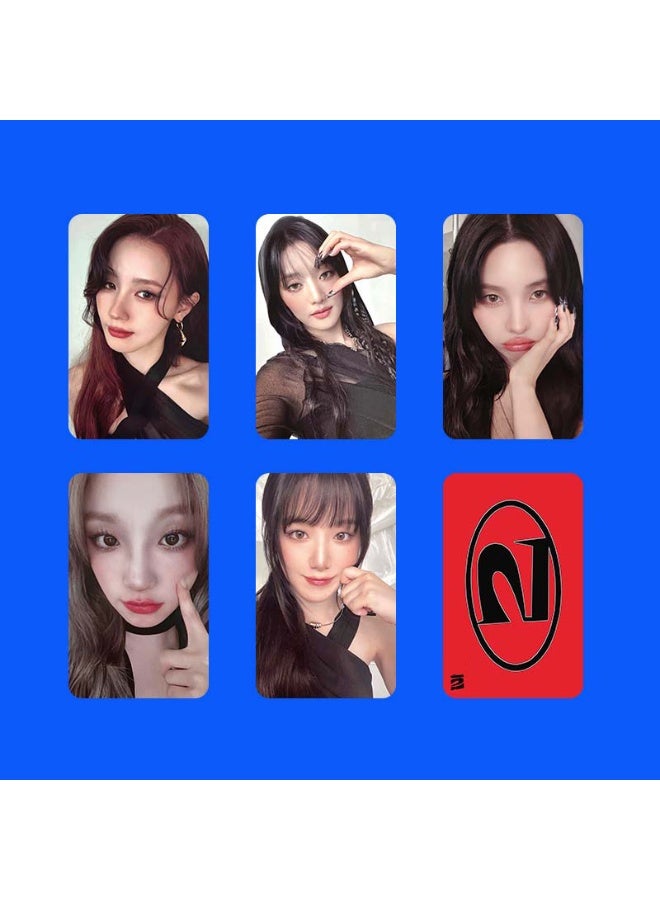 NIBEMINENT 5 Pcs Kpop (G)I-DLE SECOND 2ND Lomo Cards Card For Fans Collection Gifts - Image 1