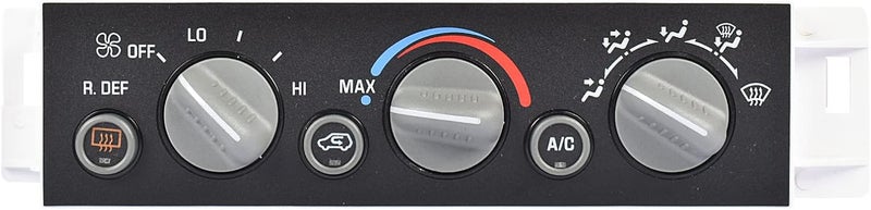 TEKKOAUTO A/C Heater Climate Control Panel with Rear Window Defogger Switch for Chevrolet and GMC Vehicles - Image 1